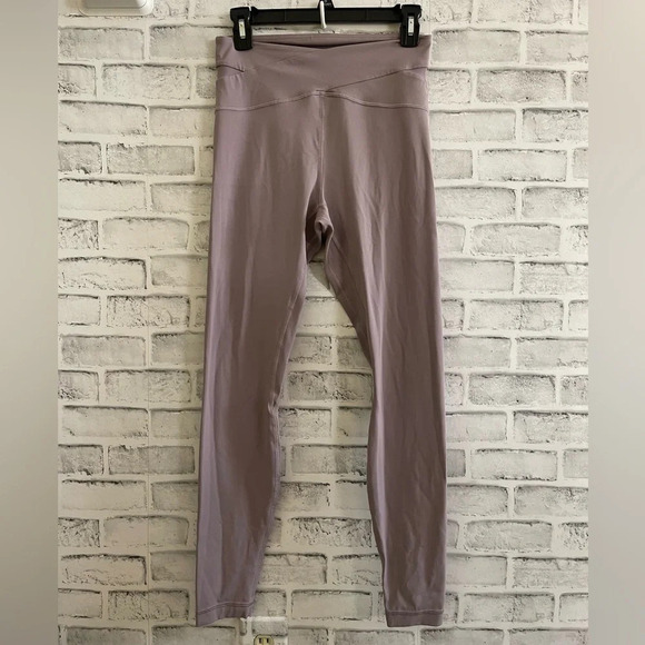 lululemon athletica Pants - Lululemon Align Super High cross waist Violet Verbena Size 8